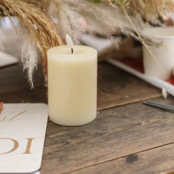 Bougies LED en cire ｜Collection Caspar